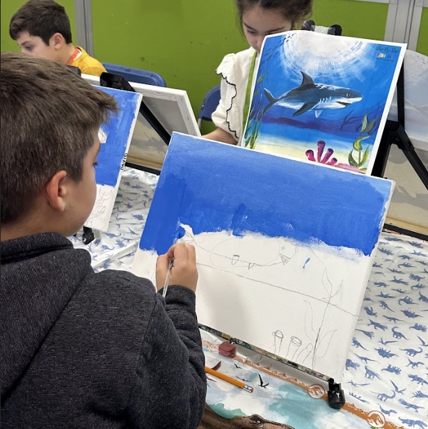 Painting by a boy 2