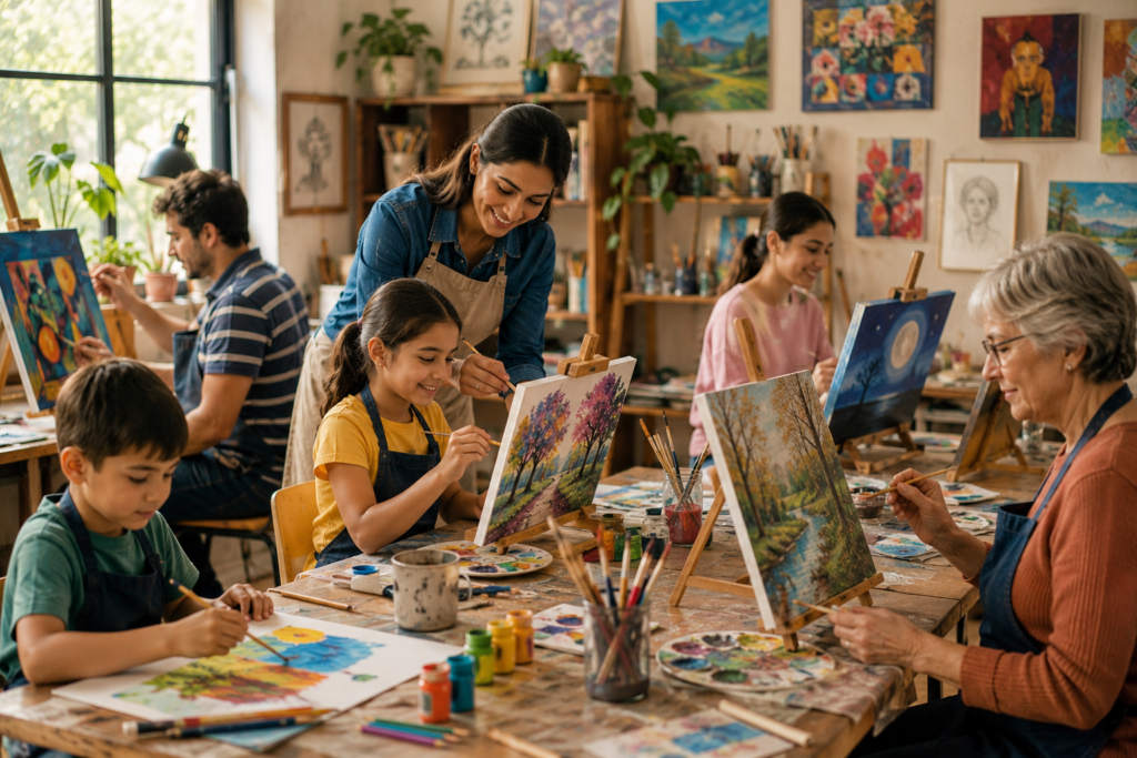 Art Classes for Creative Growth
