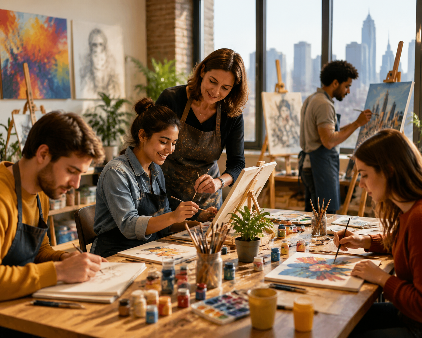 Benefits of Joining Art Classes in