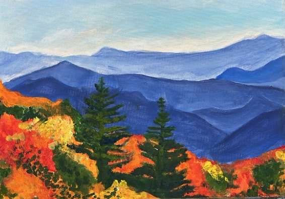 Teens landscape painting